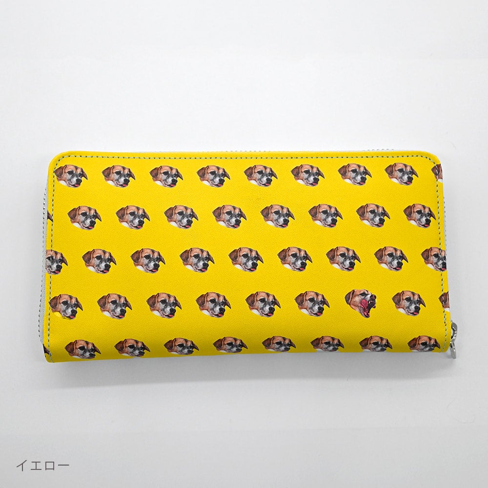 愛犬写真でつくる革製長財布 | PET DOT SHOP