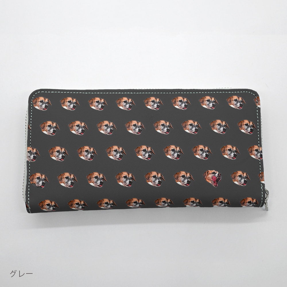日本全国送料無料商品人気ランキング 愛犬写真でつくる革製長財布 | SHOP DOT PET 犬雑貨・オーナーズグッズ