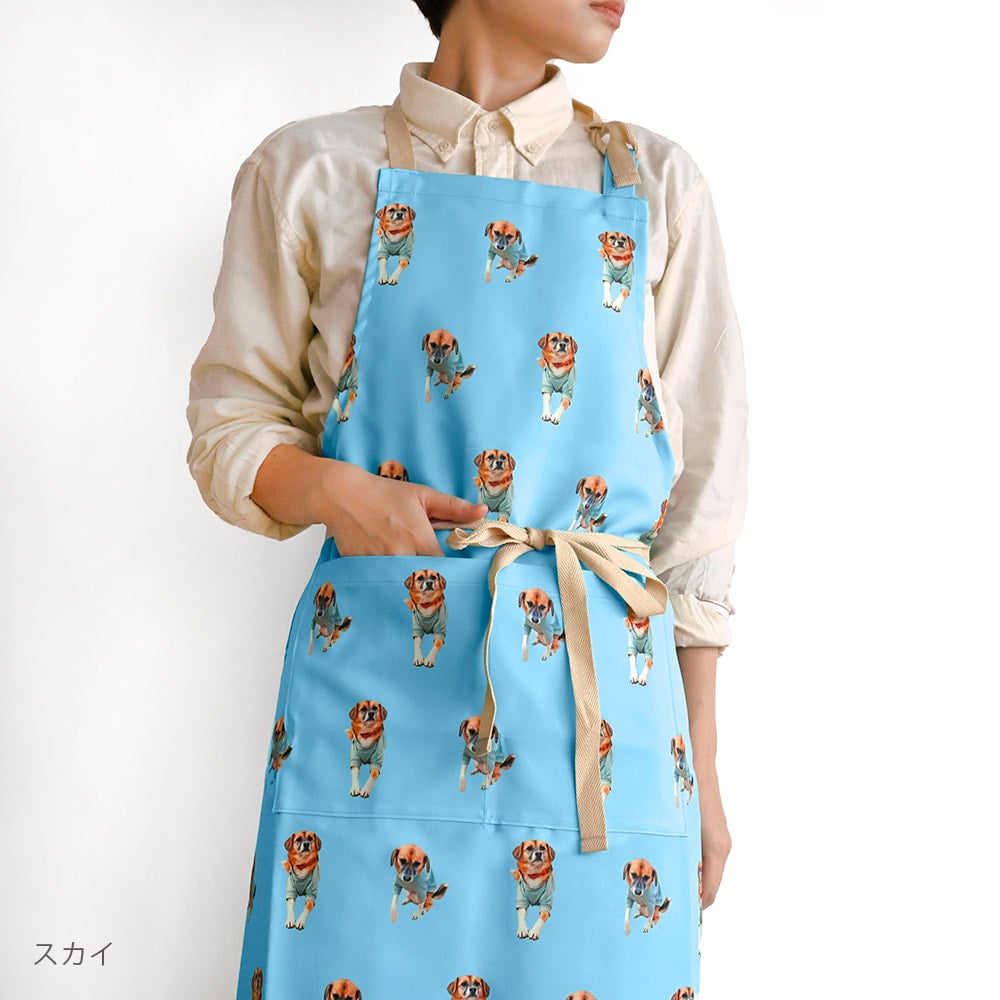 ハンドメイドエプロン エプロン | PET DOT SHOP