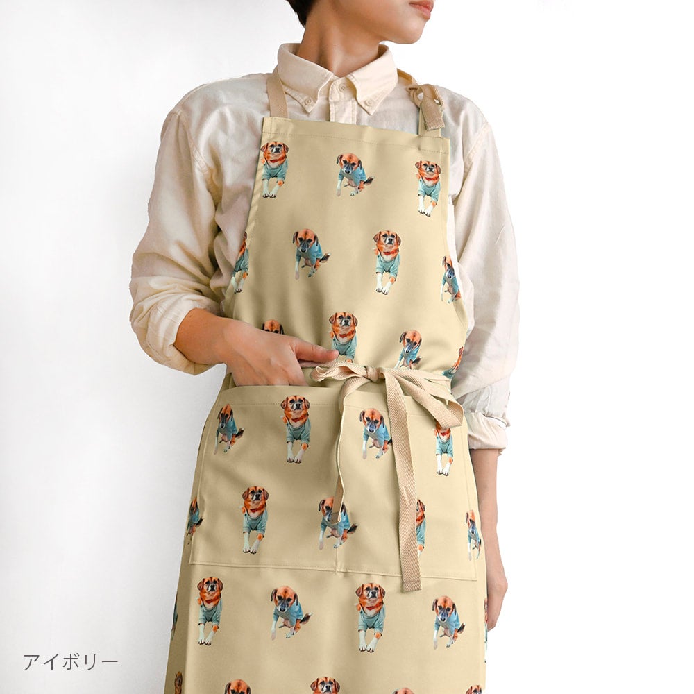 トールペイント作品生活道具エプロン エプロン | PET DOT SHOP