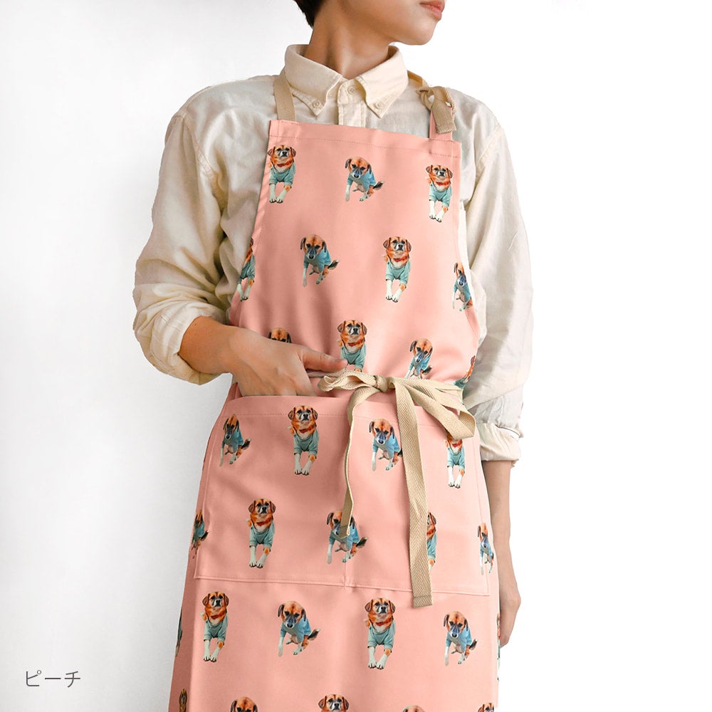 ハンドメイドエプロン エプロン | PET DOT SHOP