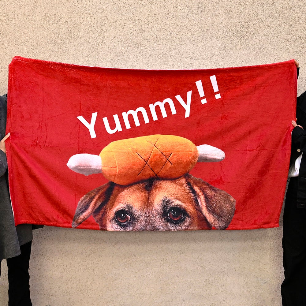 ブランケット/大きく配置 PET DOT SHOP